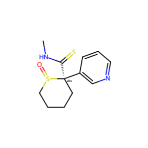 (R)-N-Methyl-2-(3-pyridinyl)-3,4,5,6-tetrahydro-2H-thiopyran-2-carbothioamide 1-oxide