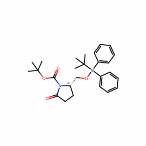 (2S)-2-[[[(1,1-Dimethylethyl)Diphenylsilyl]Oxy]Methyl]-5-Oxo-1-Pyrrolidinecarboxylate-1,1-Dimethylethyl Ester