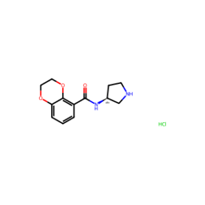 (S)-N-(Pyrrolidin-3-Yl)-2,3-Dihydrobenzo[b][1,4]Dioxine-5-Carboxamide Hydrochloride