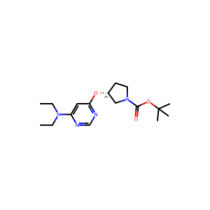 (R)-tert-Butyl 3-((6-(diethylamino)pyrimidin-4-yl)oxy)pyrrolidine-1-carboxylate