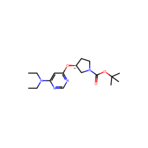 (S)-tert-Butyl 3-((6-(diethylamino)pyrimidin-4-yl)oxy)pyrrolidine-1-carboxylate