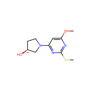 (S)-1-(6-Methoxy-2-(methylthio)pyrimidin-4-yl)pyrrolidin-3-ol