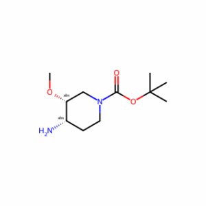 (3R,4S)-tert-Butyl 4-amino-3-methoxypiperidine-1-carboxylate