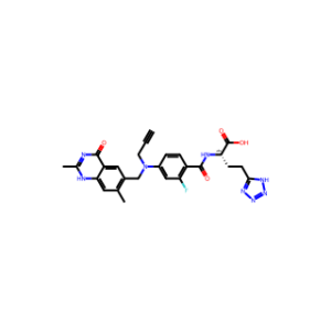(S)-2-(4-(((2,7-Dimethyl-4-oxo-1,4-dihydroquinazolin-6-yl)methyl)(prop-2-yn-1-yl)amino)-2-fluorobenzamido)-4-(1H-tetrazol-5-yl)butanoic acid