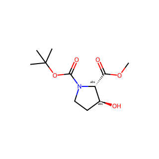 (2S,3S)-1-(tert-Butoxycarbonyl)-3-hydroxy-pyrrolidine-2-carboxylic acid methyl ester