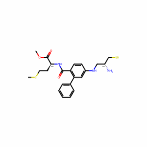 Methyl (5-(((R)-2-amino-3-mercaptopropyl)amino)-[1,1′-biphenyl]-2-carbonyl)-L-methioninate
