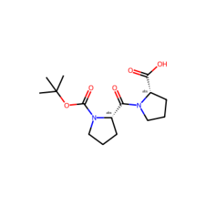 (S)-1-((S)-1-(tert-Butoxycarbonyl)pyrrolidine-2-carbonyl)pyrrolidine-2-carboxylic acid
