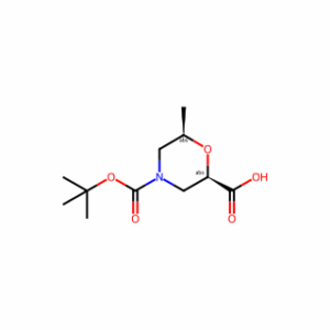 (2R,6R)-4-(tert-butoxycarbonyl)-6-methylmorpholine-2-carboxylic acid