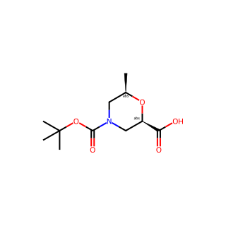 (2R,6R)-4-(tert-butoxycarbonyl)-6-methylmorpholine-2-carboxylic acid