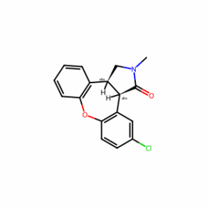 (3AS,12BR)-11-CHLORO-2-METHYL-2,3,3A,12B-TETRAHYDRO-1H-DIBENZO[2,3:6,7]OXEPINO[4,5-C]PYRROL-1-ONE
