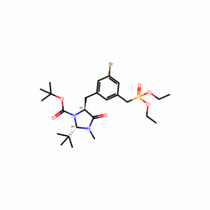 tert-butyl (2S,5S)-5-({3-bromo-5-[(diethoxyphosphoryl)methyl]phenyl}methyl)-2-tert-butyl-3-methyl-4-oxoimidazolidine-1-carboxylate