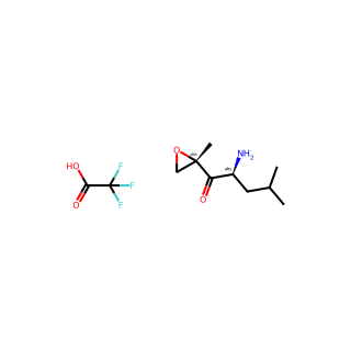 (S)-2-amino-4-methyl-1-((S)-2-methyloxiran-2-yl)pentan-1-one 2,2,2-trifluoroacetate