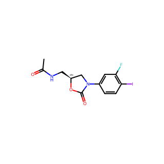 (S)-N-((3-(3-Fluoro-4-iodophenyl)-2-oxooxazolidin-5-yl)methyl)acetamide