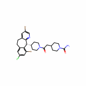 (R)-4-(2-(4-(3,10-Dibromo-8-Chloro-6,11-Dihydro-5H-Benzo[5,6]Cyclohepta[1,2-b]Pyridin-11-yl)Piperidin-1-yl)-2-Oxoethyl)Piperidine-1-Carboxamide