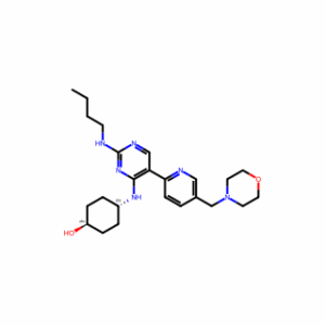trans-4-((2-(Butylamino)-5-(5-(morpholinomethyl)pyridin-2-yl)pyrimidin-4-yl)amino)cyclohexanol