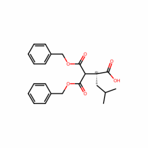 (R)-2-(1,3-bis(benzyloxy)-1,3-dioxopropan-2-yl)-4-methylpentanoic acid