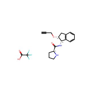 (S)-n-((1S,2R)-2-(prop-2-yn-1-yloxy)-2,3-dihydro-1h-inden-1-yl)pyrrolidine-2-carboxamide 2,2,2-trifluoroacetate