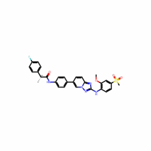 (R)-2-(4-Fluorophenyl)-N-(4-(2-((2-Methoxy-4-(Methylsulfonyl)Phenyl)Amino)-[1,2,4]Triazolo[1,5-A]Pyridin-6-Yl)Phenyl)Propanamide