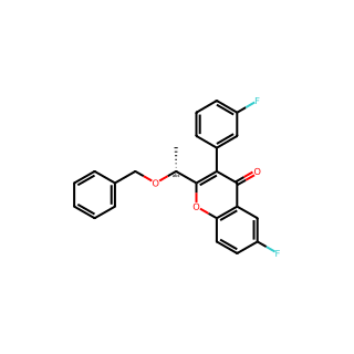(R)-2-(1-(benzyloxy)ethyl)-6-fluoro-3-(3-fluorophenyl)-4h-chromen-4-one