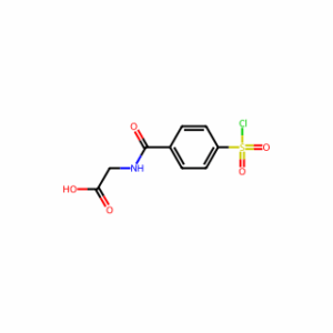([4-(Chlorosulfonyl)benzoyl]amino)acetic acid