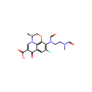 (S)-9-Fluoro-3-methyl-10-(N-(2-(N-methylformamido)ethyl)formamido)-7-oxo-3,7-dihydro-2H-[1,4]oxazino[2,3,4-ij]quinoline-6-carboxylic acid
