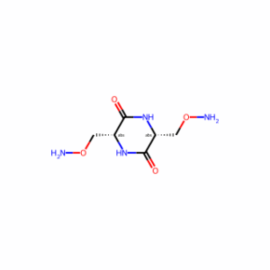 (3R,6R)-3,6-Bis[(aminooxy)methyl]-2,5-piperazinedione