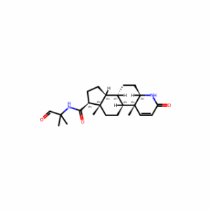 (4aR,4bS,6aS,7S,9aS,9bS,11aR)-N-(1,1-Dimethyl-2-oxoethyl)-2,4a,4b,5,6,6a,7,8,9,9a,9b,10,11,11a-tetradecahydro-4a,6a-dimethyl-2-oxo-1H-indeno[5,4-f]quinoline-7-carboxamide