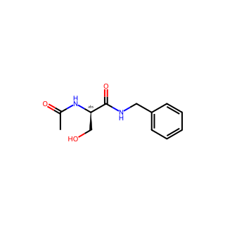 (R)-N-Benzyl-2-acetamido-3-hydroxypropionamide
