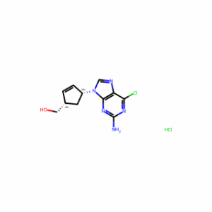 ((1S,4R)-4-(2-Amino-6-chloro-9H-purin-9-yl)cyclopent-2-en-1-yl)methanol hydrochloride