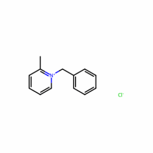 Pyridinium, 2-methyl-1-(phenylmethyl)-, chloride (1:1)