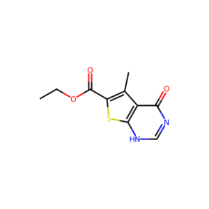Ethyl 5-methyl-4-oxo-3,4-dihydrothieno[2,3-d]pyrimidine-6-carboxylate
