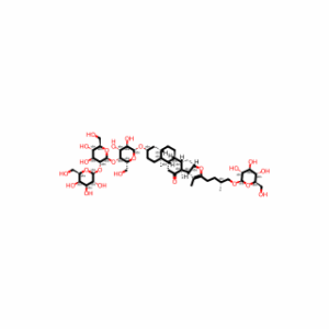 (3β,5α,25R)-3-[(O-β-D-Galactopyranosyl-(1→2)-O-β-D-glucopyranosyl-(1→4)-β-D-galactopyranosyl)oxy]-26-(β-D-glucopyranosyloxy)furost-20(22)-en-12-one