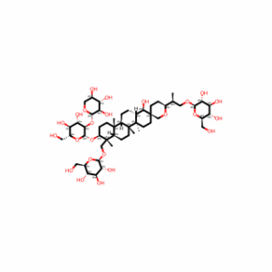 (2R,3R,4S,5S,6R)-2-(((1R,2S,4aR,4bR,6aR,6′S,7R,8S,10aR,10bR,12aS)-8-(((2R,3R,4S,5S,6R)-4,5-Dihydroxy-6-(hydroxymethyl)-3-(((2S,3R,4S,5R)-3,4,5-trihydroxytetrahydro-2H-pyran-2-yl)oxy)tetrahydro-2H-pyran-2-yl)oxy)-1-hydroxy-4a,4b,7,10a-tetramethyl-6′-((S)-1