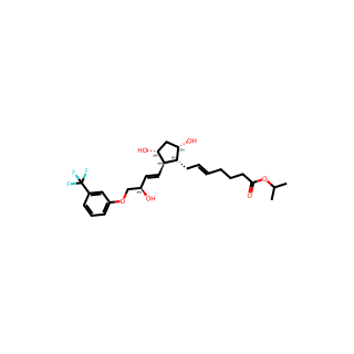 Isopropyl (E)-7-((1R,2R,3R,5S)-3,5-dihydroxy-2-((R,E)-3-hydroxy-4-(3-(trifluoromethyl)phenoxy)but-1-en-1-yl)cyclopentyl)hept-5-enoate