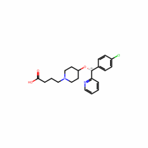 (R)-4-(4-((4-Chlorophenyl)(pyridin-2-yl)methoxy)piperidin-1-yl)butanoic acid