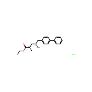 (2R,4S)-Ethyl 5-([1,1′-biphenyl]-4-yl)-4-amino-2-methylpentanoate hydrochloride