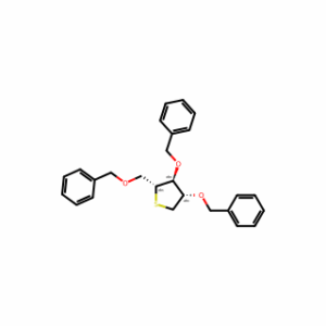 (2R,3S,4S)-3,4-Bis(Benzyloxy)-2-((Benzyloxy)Methyl)Tetrahydrothiophene
