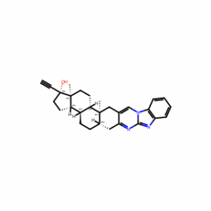 (1R,3aS,3bR,5aS,15aS,15bS,17aS)-1-Ethynyl-2,3,3a,3b,4,5,5a,6,15,15a,15b,16,17,17a-tetradecahydro-15a,17a-dimethyl-1H-benzimidazo[2,1-b]cyclopenta[5,6]naphtho[1,2-g]quinazolin-1-ol