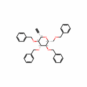 (2R,3R,4R,5S,6S)-3,4,5-tris(benzyloxy)-2-((benzyloxy)methyl)-6-ethynyltetrahydro-2H-pyran
