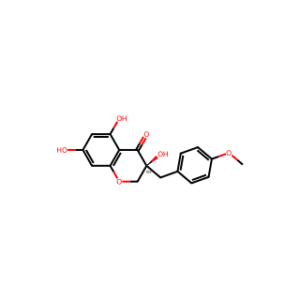 (S)-2,3-Dihydro-3,5,7-trihydroxy-3-[(4-methoxyphenyl)methyl]-4H-1-benzopyran-4-one