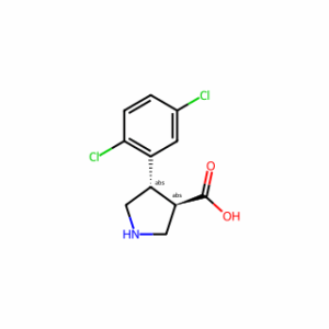 (3R,4S)-rel-4-(2,5-Dichlorophenyl)pyrrolidine-3-carboxylic acid