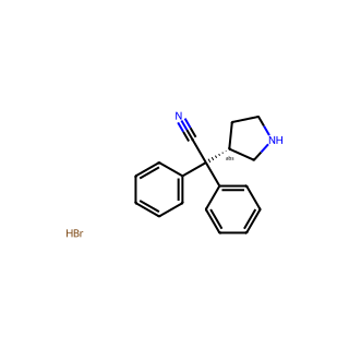 (S)-2,2-Diphenyl-2-(pyrrolidin-3-yl)acetonitrile hydrobromide