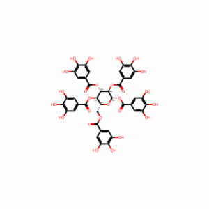 β-D-Glucopyranose, 1,2,3,4,6-pentakis(3,4,5-trihydroxybenzoate)