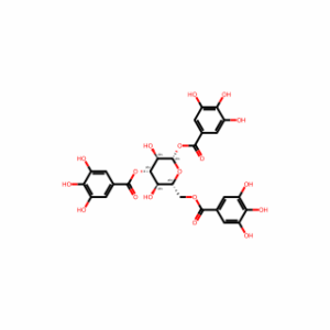 (2S,3R,4S,5R,6R)-3,5-Dihydroxy-6-(((3,4,5-trihydroxybenzoyl)oxy)methyl)tetrahydro-2H-pyran-2,4-diyl bis(3,4,5-trihydroxybenzoate)