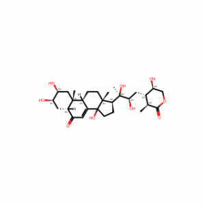 (3S,4S,5R)-4-((2R,3R)-2,3-Dihydroxy-3-((2S,3R,5R,9R,10R,13R,17S)-2,3,14-trihydroxy-10,13-dimethyl-6-oxo-2,3,4,5,6,9,10,11,12,13,14,15,16,17-tetradecahydro-1H-cyclopenta[a]phenanthren-17-yl)butyl)-5-hydroxy-3-methyltetrahydro-2H-pyran-2-one