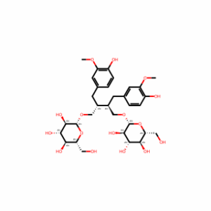 (2R,3R)-2,3-Bis[(4-hydroxy-3-methoxyphenyl)methyl]-1,4-butanediyl bis-β-D-glucopyranoside