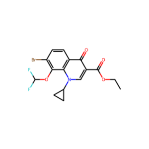 Ethyl 7-bromo-1-cyclopropyl-8-(difluoromethoxy)-4-oxo-1,4-dihydroquinoline-3-carboxylate