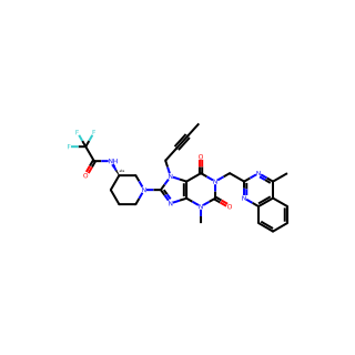 (R)-n-(1-(7-(but-2-yn-1-yl)-3-methyl-1-((4-methylquinazolin-2-yl)methyl)-2,6-dioxo-2,3,6,7-tetrahydro-1h-purin-8-yl)piperidin-3-yl)-2,2,2-trifluoroacetamide