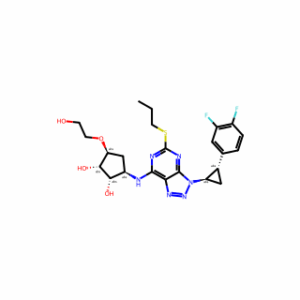 (1S,2S,3R,5S)-3-[[3-[(1R,2S)-2-(3,4-Difluorophenyl)cyclopropyl]-5-(propylthio)-3H-1,2,3-triazolo[4,5-d]pyrimidin-7-yl]amino]-5-(2-hydroxyethoxy)-1,2-cyclopentanediol