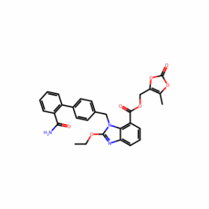 (5-Methyl-2-oxo-1,3-dioxol-4-yl)methyl 1-[[2′-(aminocarbonyl)[1,1′-biphenyl]-4-yl]methyl]-2-ethoxy-1H-benzimidazole-7-carboxylate